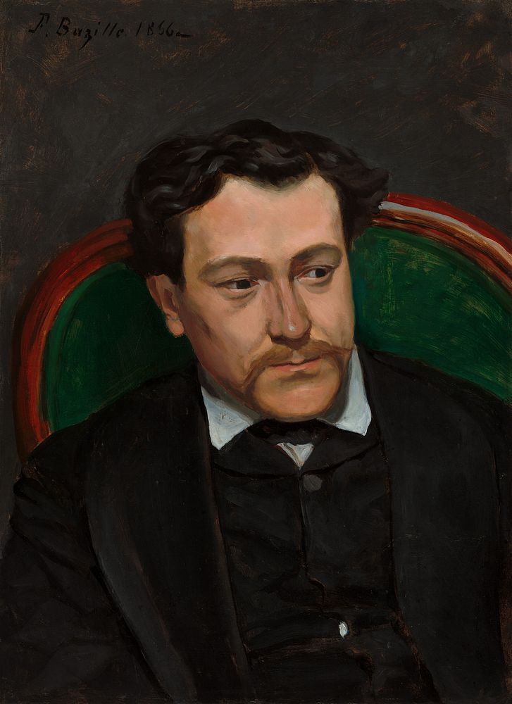 Edouard Blau (ca. 1869) by Frédéric Bazille.  