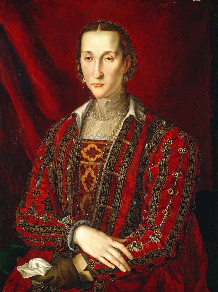 Eleonora di Toledo (ca. 1560) by Agnolo Bronzino.  