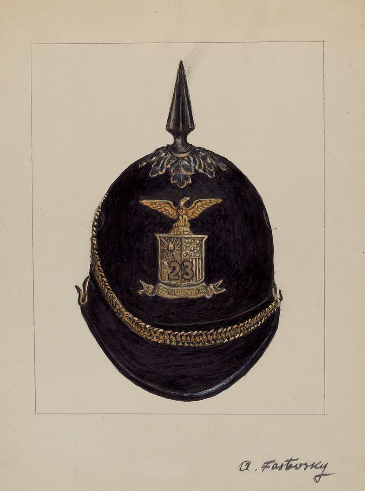 Full Dress Helmet (ca. 1936) by Aaron Fastovsky.  