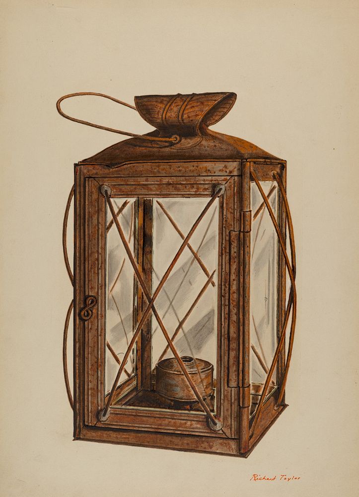 Farm Lantern (ca. 1940) by Richard Taylor.  