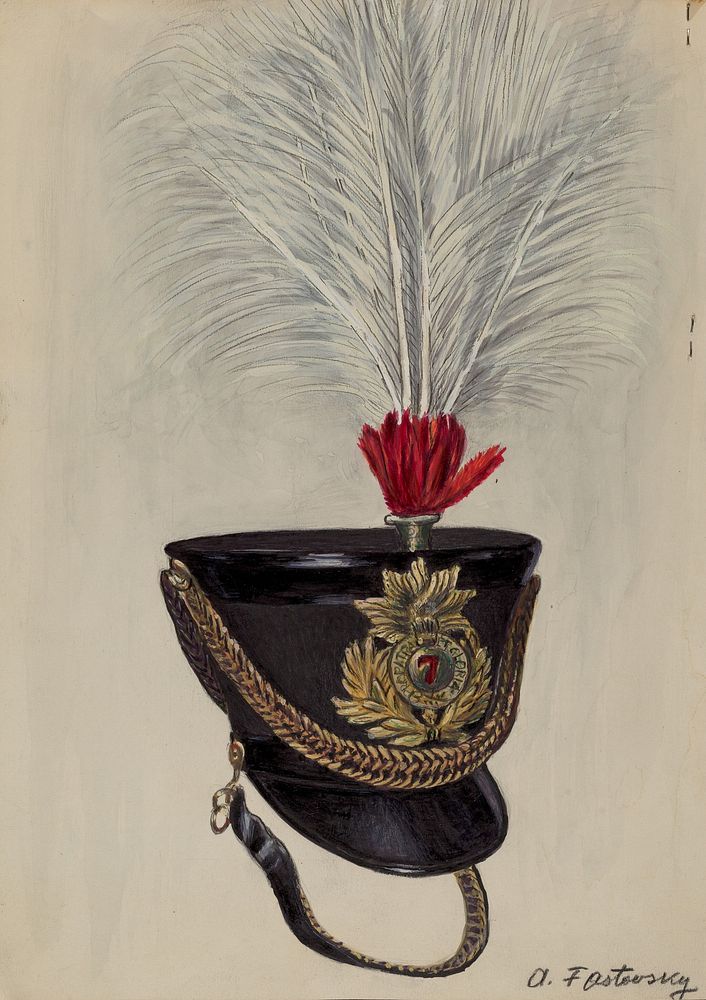 Field Officer's Hat (c. 1936) by Aaron Fastovsky.  