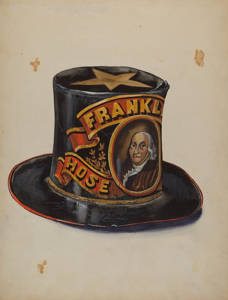 Fireman's Hat (c. 1937) by Page Coffman.  
