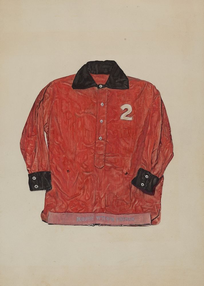 Fireman's Shirt (c. 1937) by Robert Gilson.  