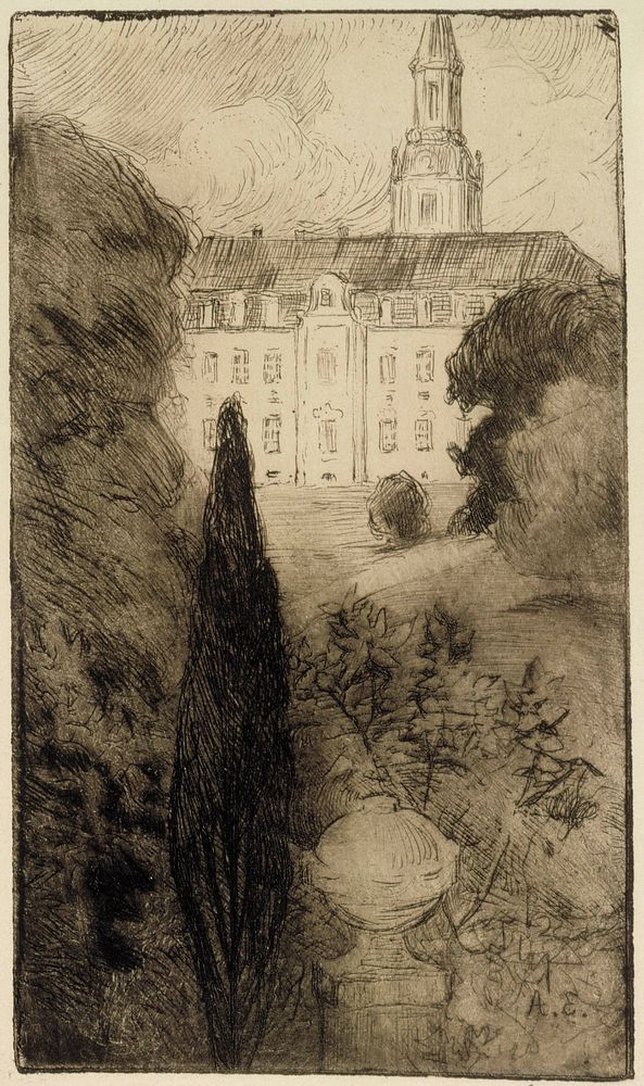 Bregentvedin linnasta, 1902 by Albert Edelfelt
