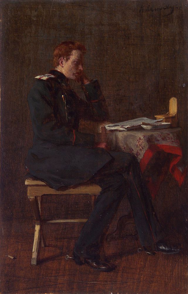 Portrait of andrei igelström, 1882