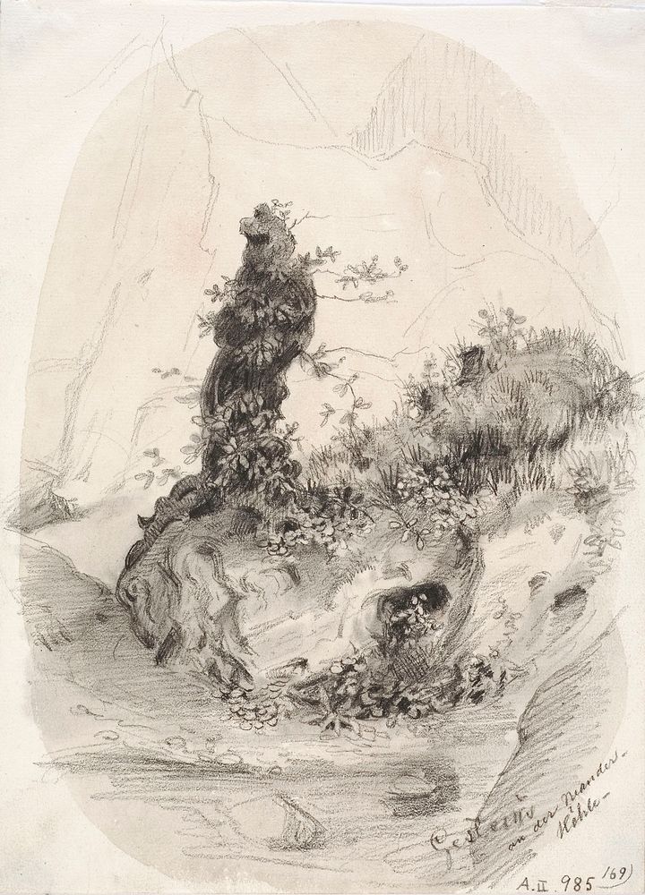 Landscape study, 1854 - 1855 by Anders Ekman