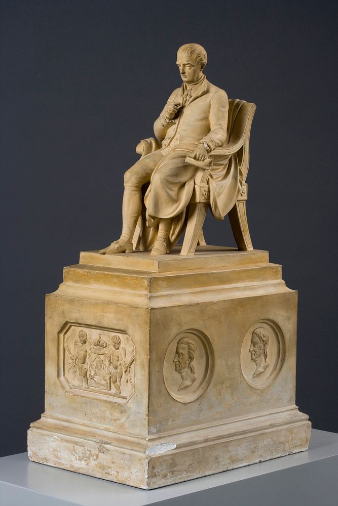 Henrik gabriel porthanin patsaan pienoismalli, 1864 - 1865