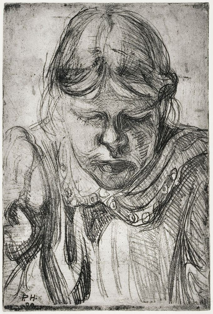 Young girl, 1909
