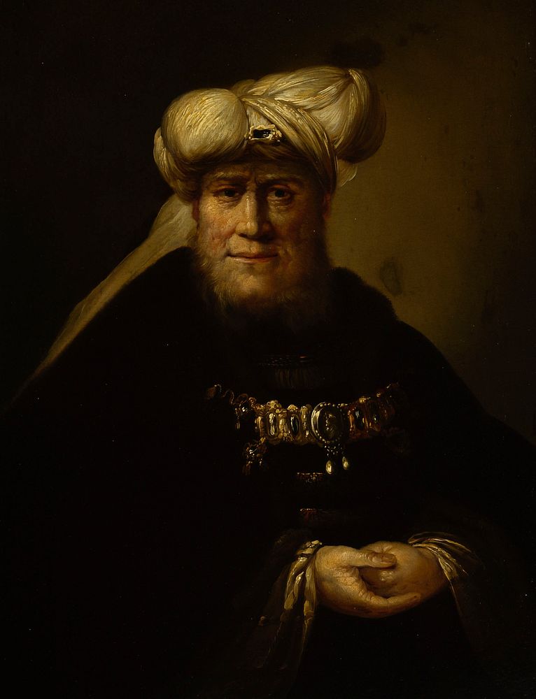 A man in oriental costume, 1729 - 1739 by Rembrandt van Rijn