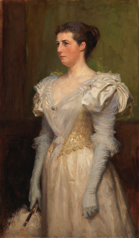 Mrs john gallatly, 1897 by Albert Edelfelt