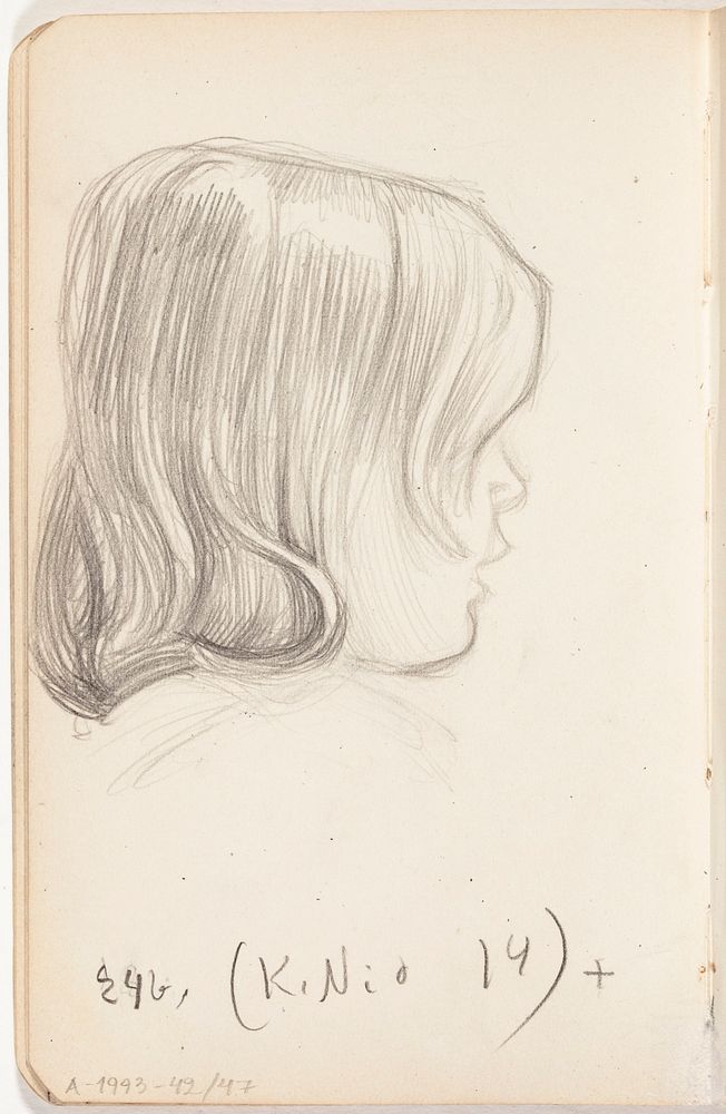 (unknown), 1905 - 1908part of a sketchbook