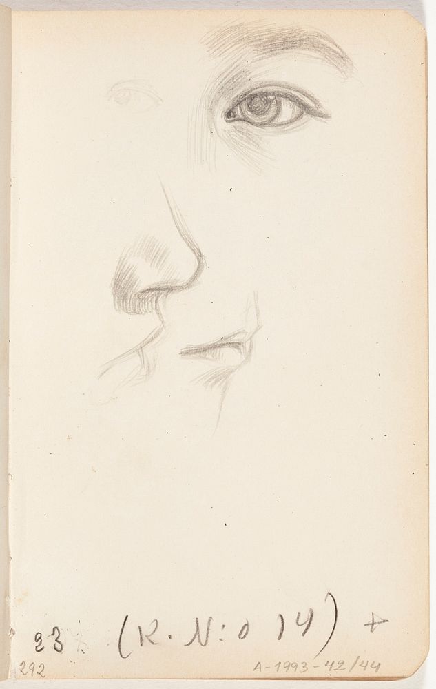 (unknown), 1905 - 1908part of a sketchbook