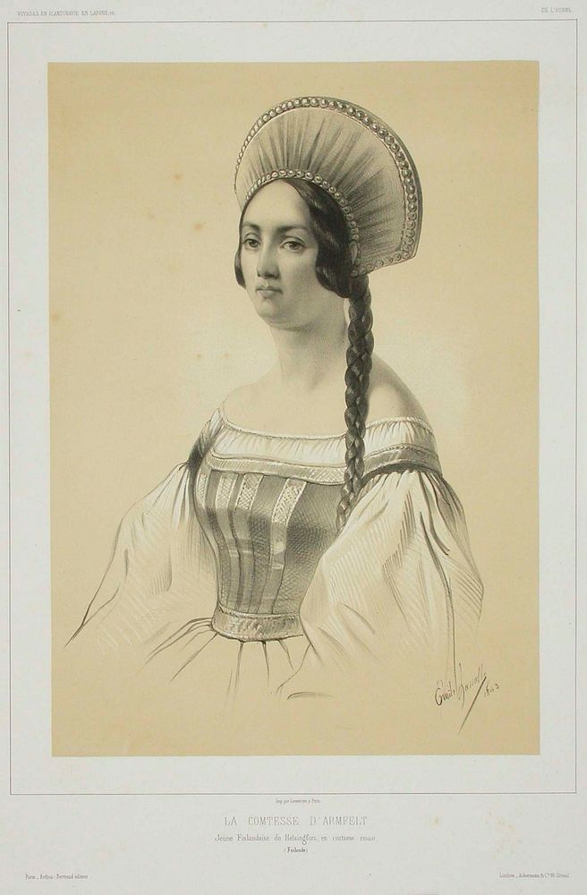 Portrait of countess armfelt