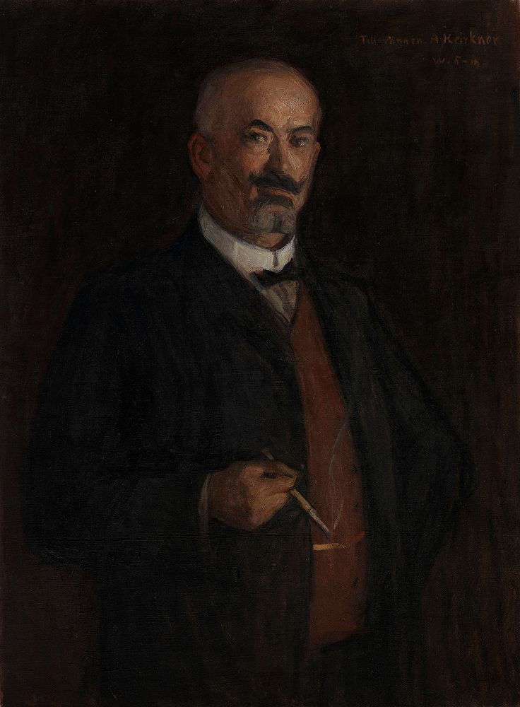 Portrait of the industrialist august keirkner, 1905 - 1918