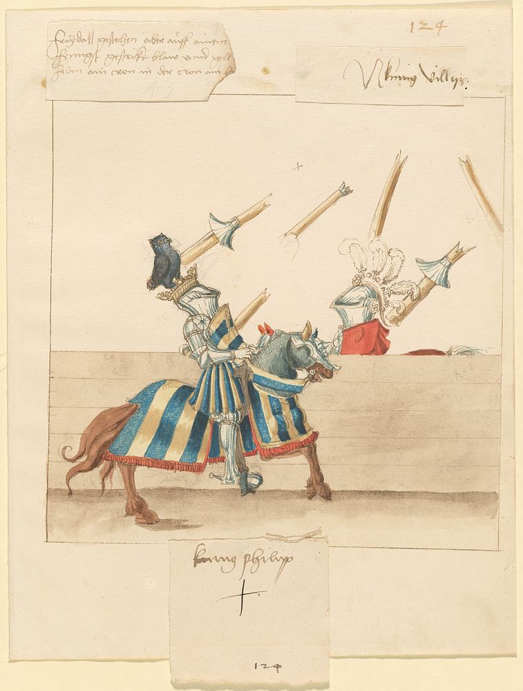 Freydal, The Book of Jousts and Tournament of Emperor Maximilian I: Combats on Horseback (Jousts)(Volume II): Kunig Philip…