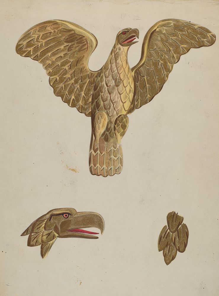 Gilt Eagle (ca. 1938) by James Vail.  