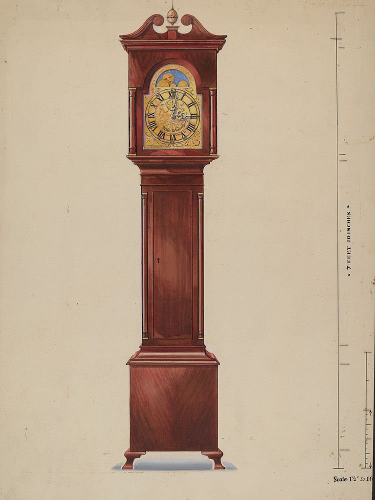 Grandfather Clock, 1936 by Alfred Koehn. 