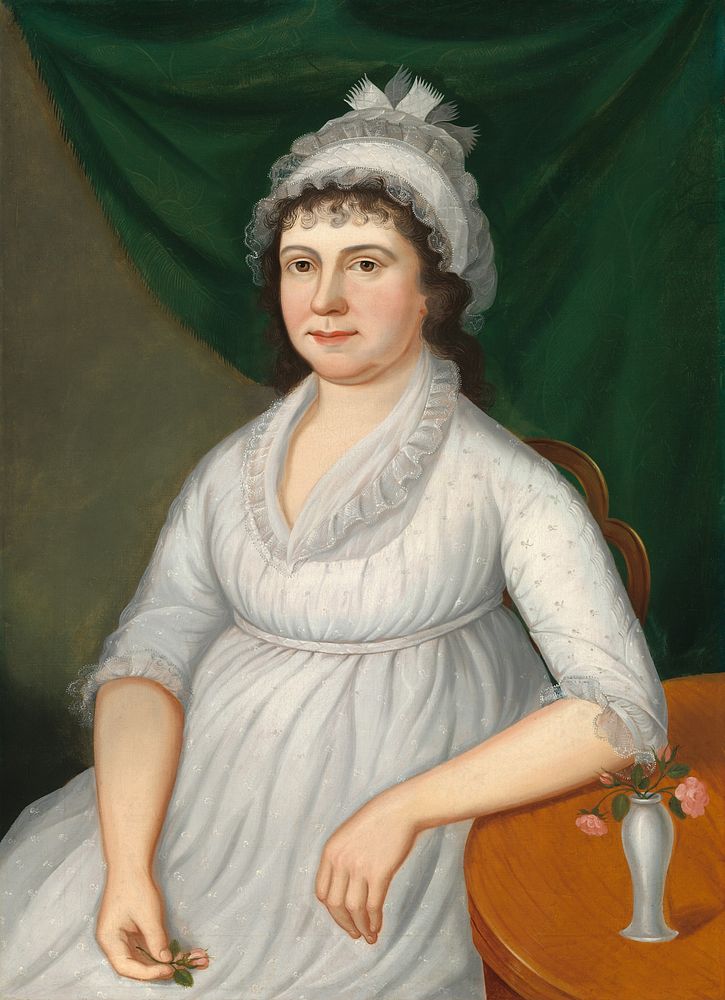 Hannah Lemmon Corcoran (Mrs. Thomas Corcoran), ca. 1802&ndash;1810) by Charles Peale Polk.  