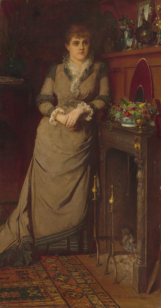 Harriet Hubbard Ayer (1881) by Eastman Johnson.  