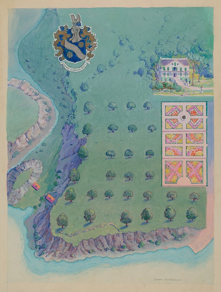 I. Beekman Estate (ca. 1936) by Gilbert Sackerman.  