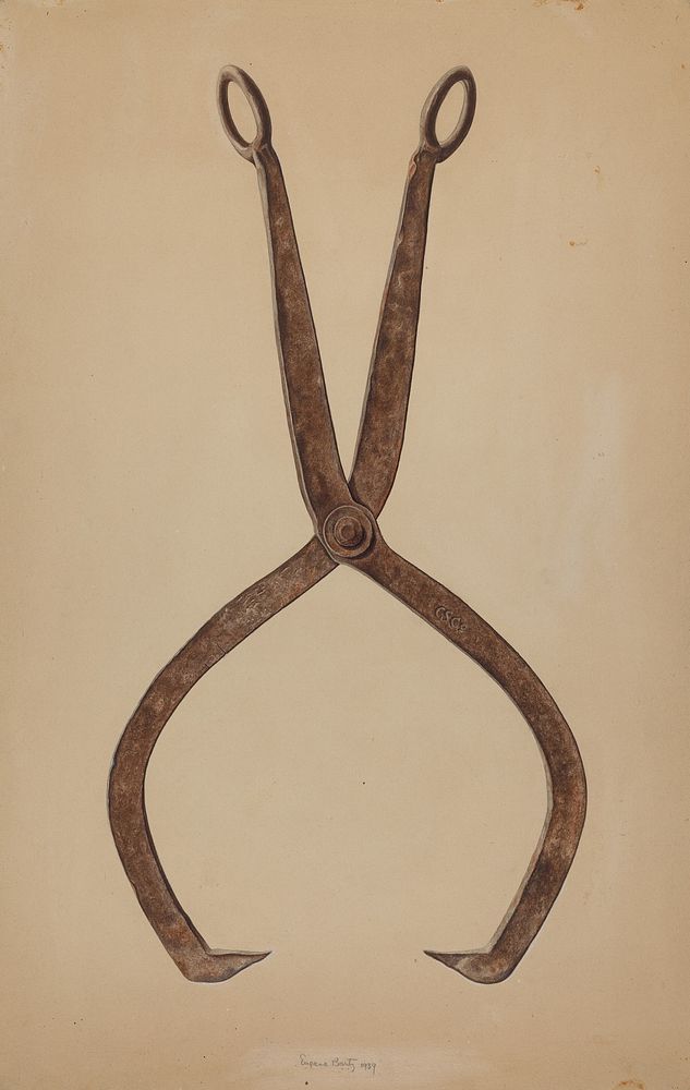 Ice Tongs (ca. 1939) by Eugene Bartz.  