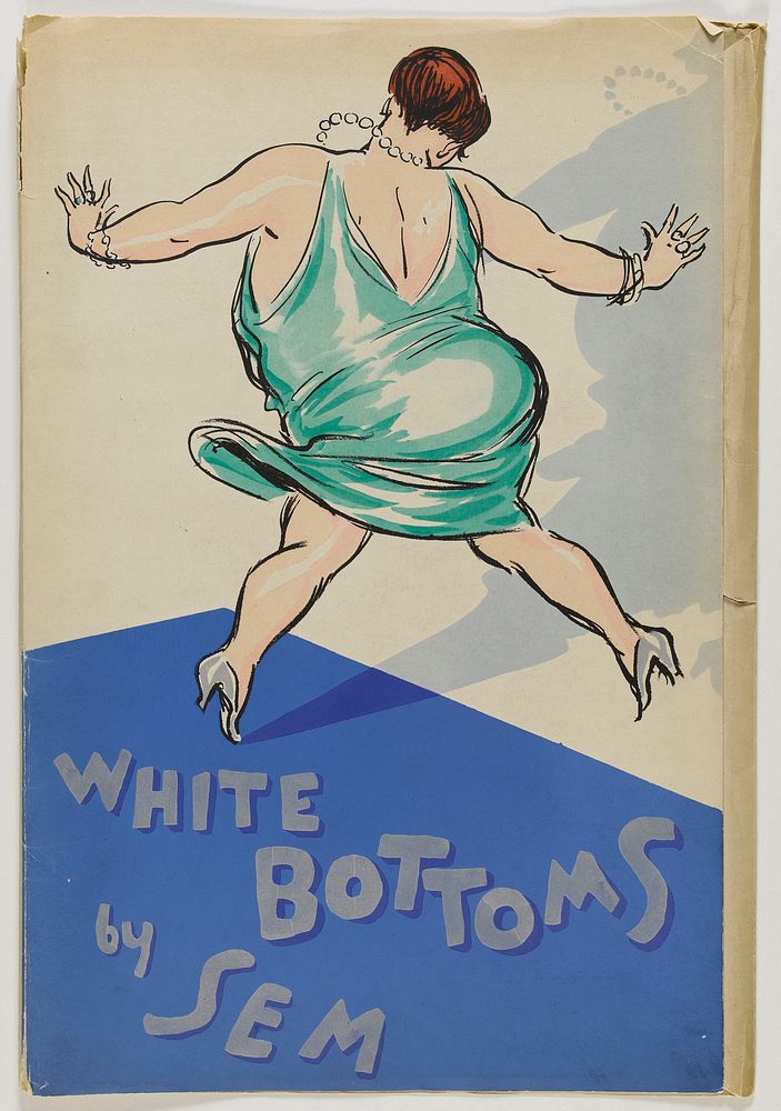 Sem (1863-1934). "Album White Bottoms by Sem (pl 31)". Lithographie en couleur. Paris, musée Carnavalet. 