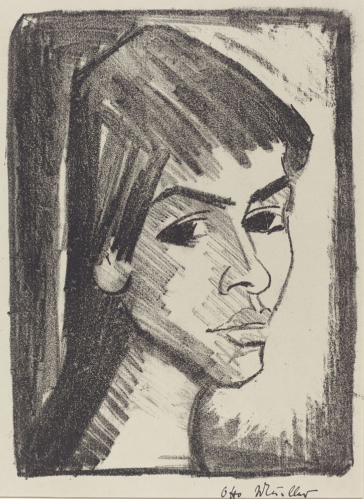Irene Altman (1921&ndash;1922) by Otto M&uuml;ller.  