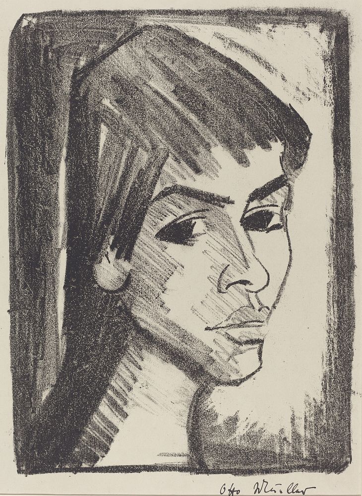 Irene Altman (1921–1922) by Otto Müller.  