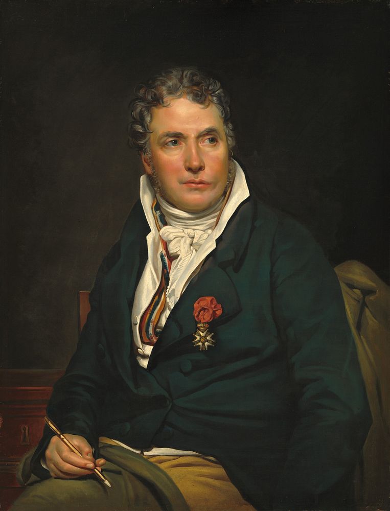 Jacques-Louis David (ca. 1813–1815) by Anonymous Artist & Georges Rouget.  