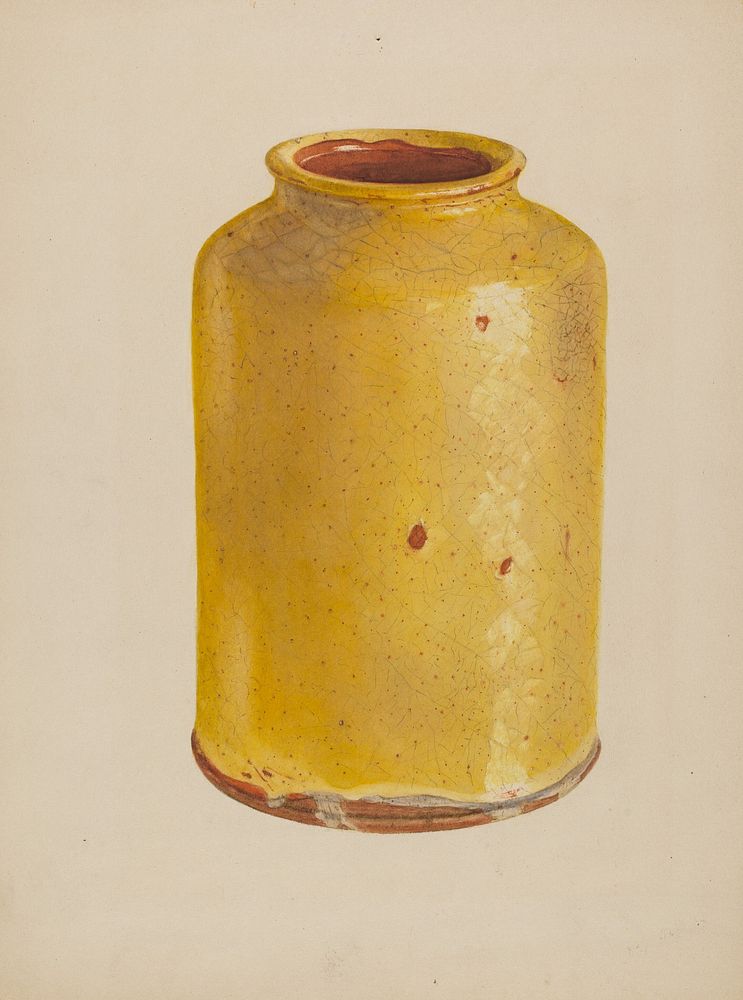 Jar (ca.1938) by Yolande Delasser.  