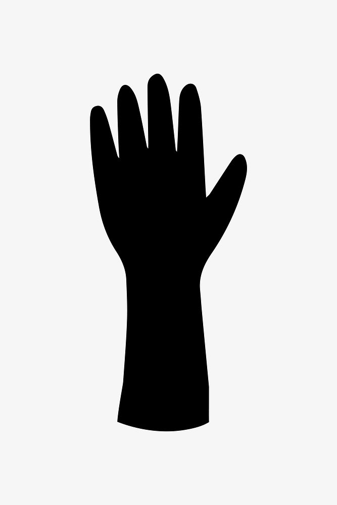 Raised hand, human rights clipart vector