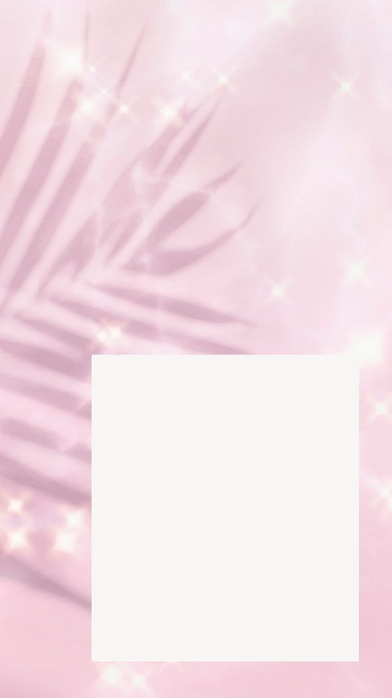 Aesthetic pink frame psd