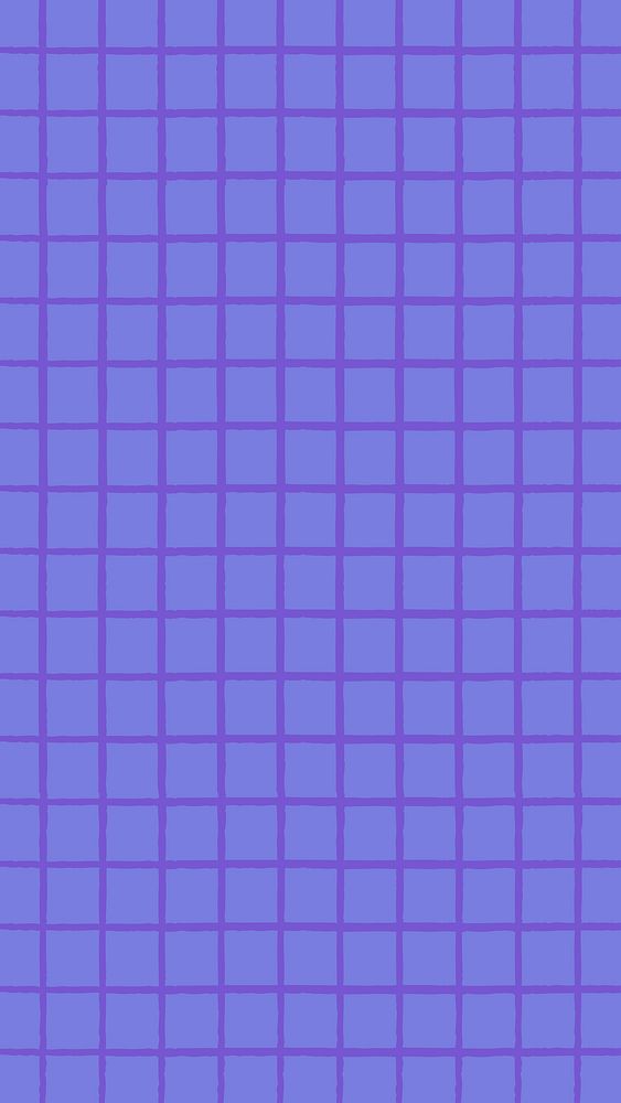Purple grid mobile wallpaper background vector