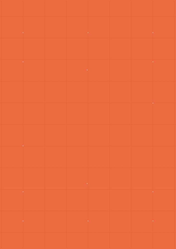 Orange grid background, simple design vector