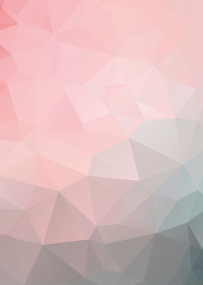 Pink geometric patterned background vector
