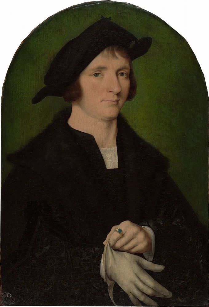 Joris Vezeleer, probably (1518) by Joos van Cleve.  