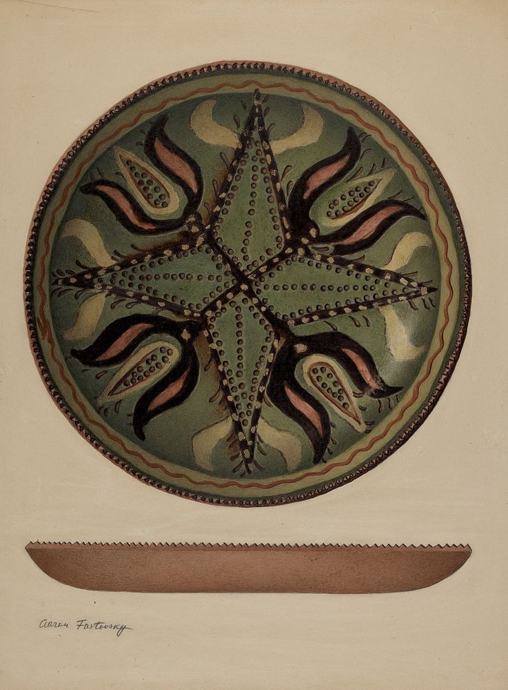 Pa. German Dish (ca. 1941) by Aaron Fastovsky.  