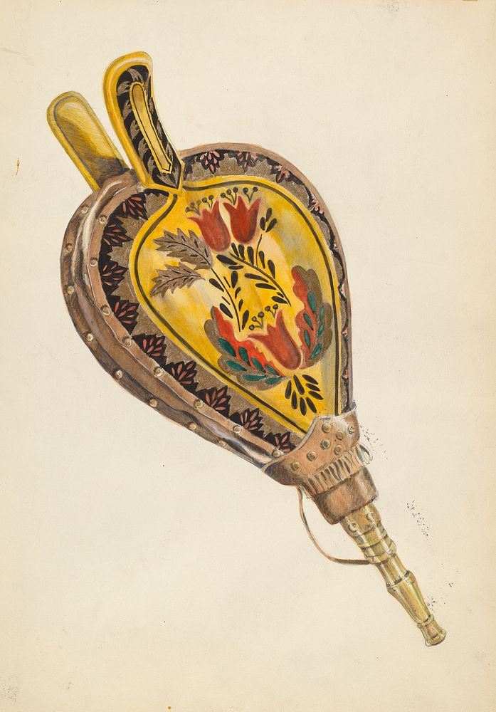 Painted Bellows (ca. 1936) by Ella Josephine Sterling.  