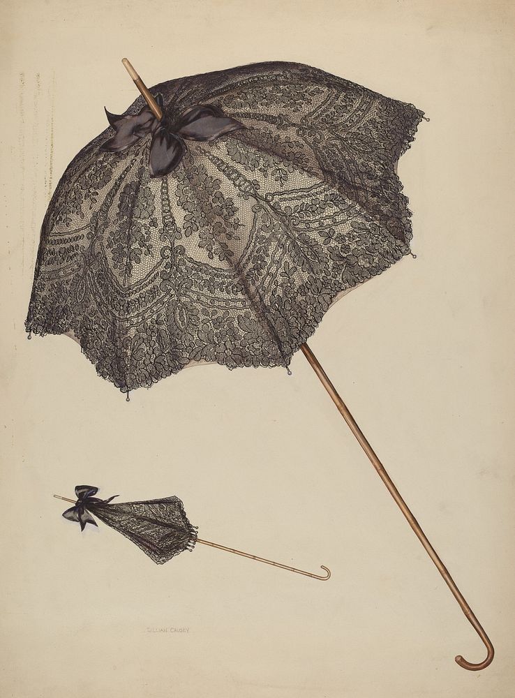 Parasol (c. 1941) by Lillian Causey.  