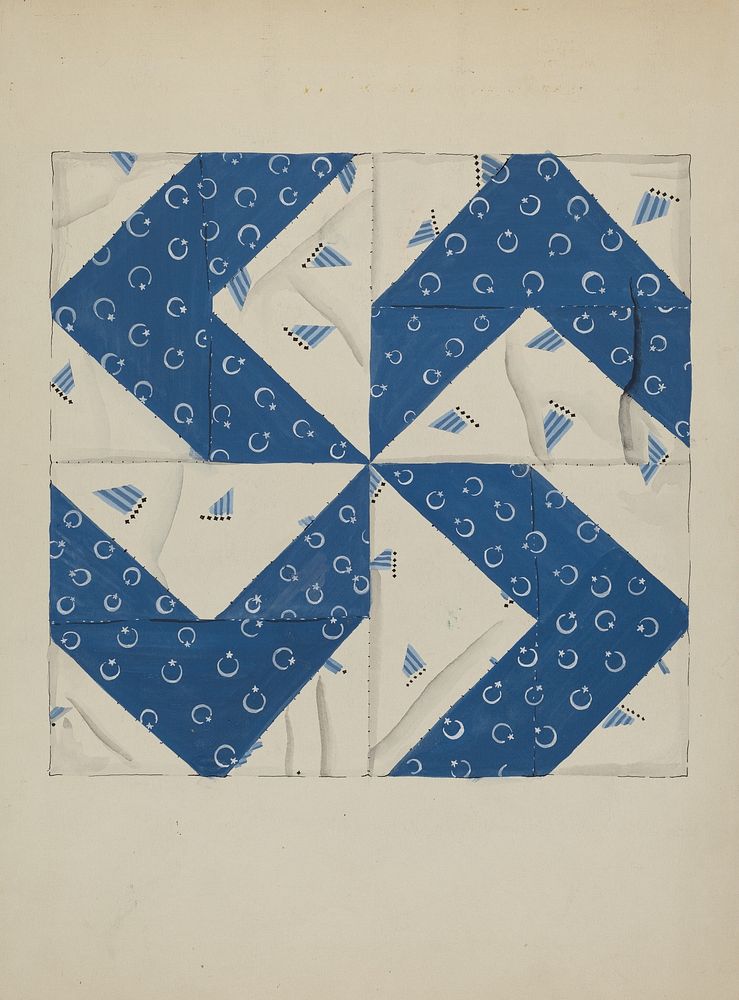 Patchwork Pattern (c. 1936) by Evelyn Bailey.  