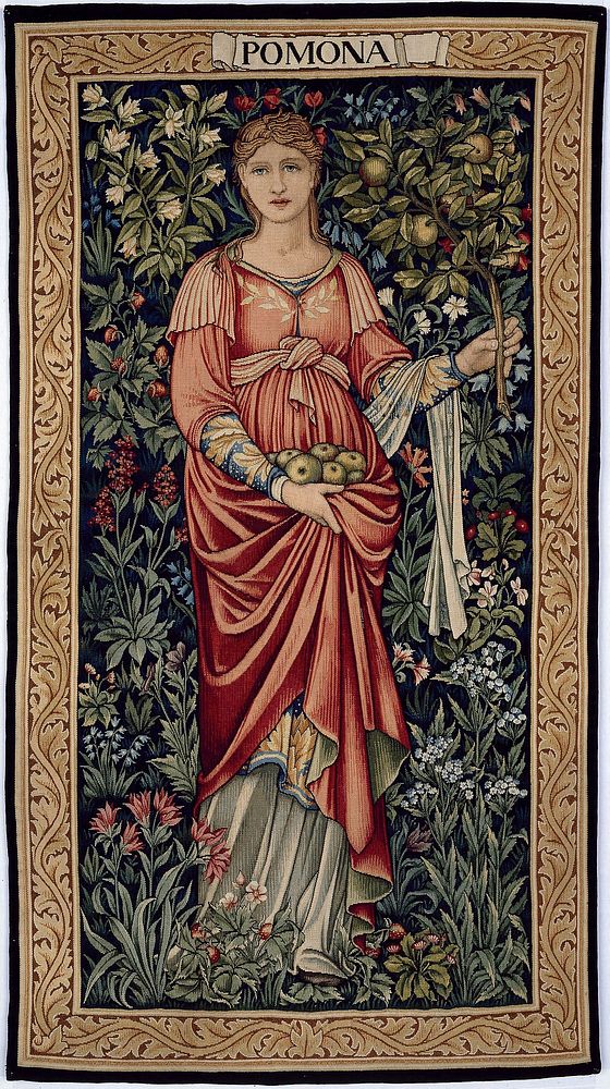 Pamona (1882) by Sir Edward Burne-Jones and John Henry Dearle. Original public domain image from The Art Institute Chicago.