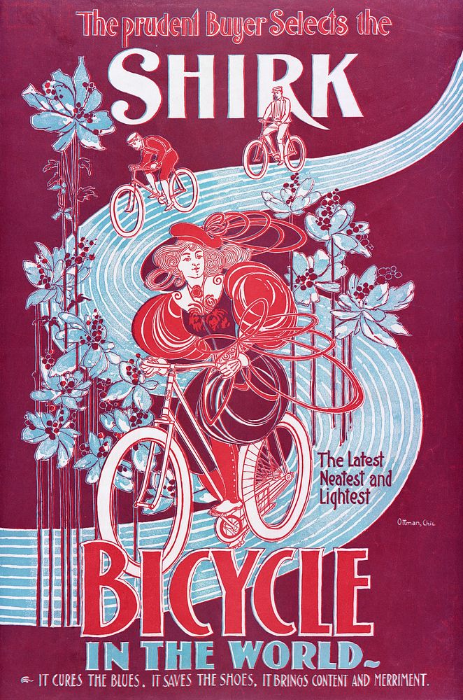 The Prudent buyer selects the Shirk, the latest, neatest, and lightest bicycle in the world / Ottman, Chic. (1890-1900).…