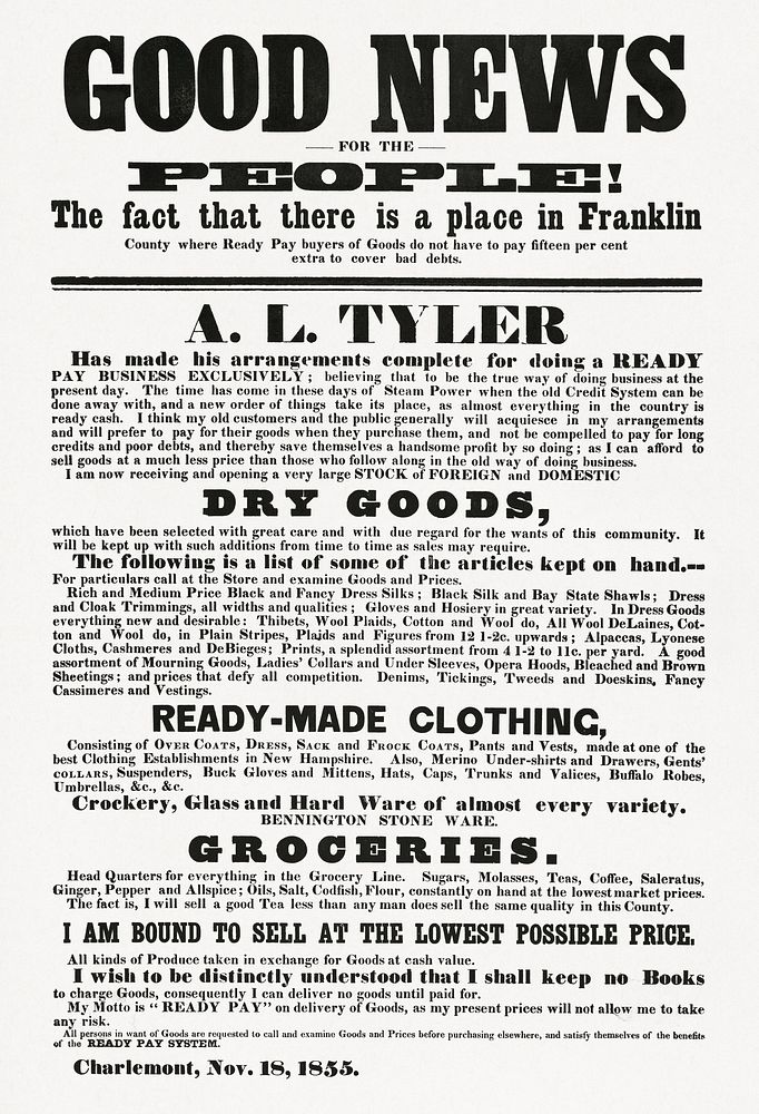 Advertisement, aesthetic print. Original public domain image from the Library of Congress. Digitally enhanced by rawpixel.