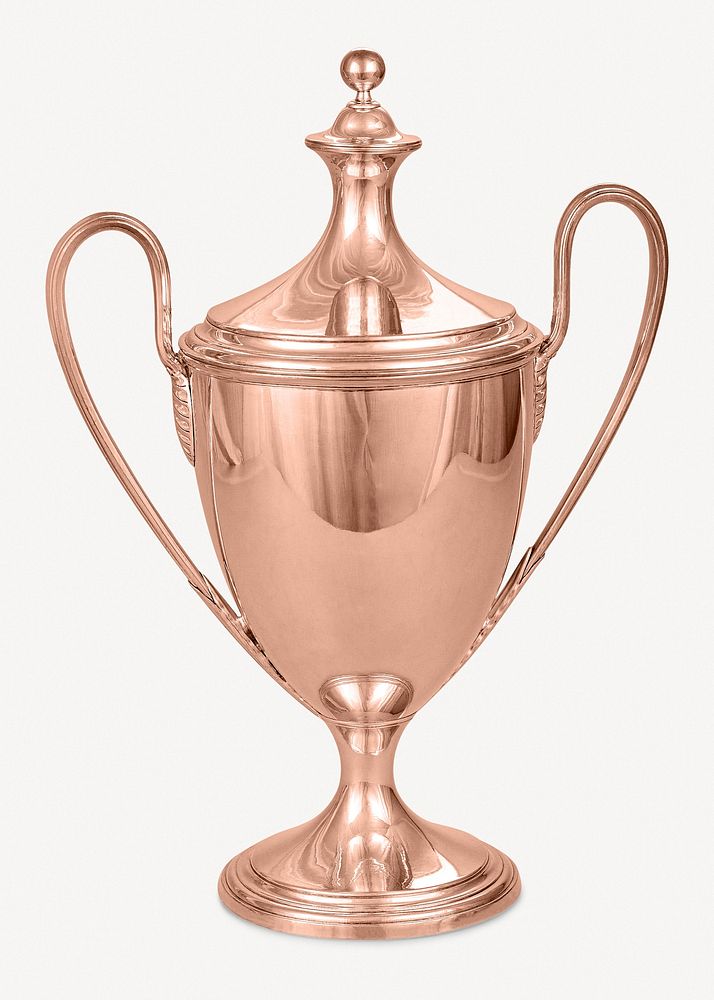 Aesthetic copper trophy psd. Remixed by rawpixel.