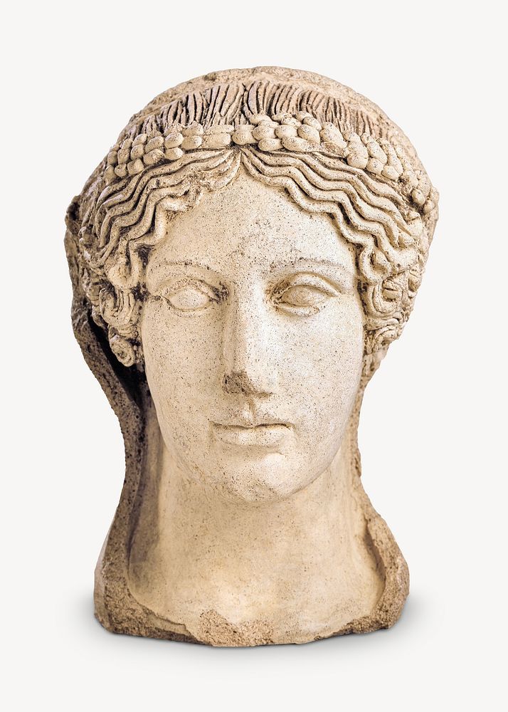 Young woman head  sculpture. Original public domain image from The Minneapolis Institute of Art. Digitally enhanced by…
