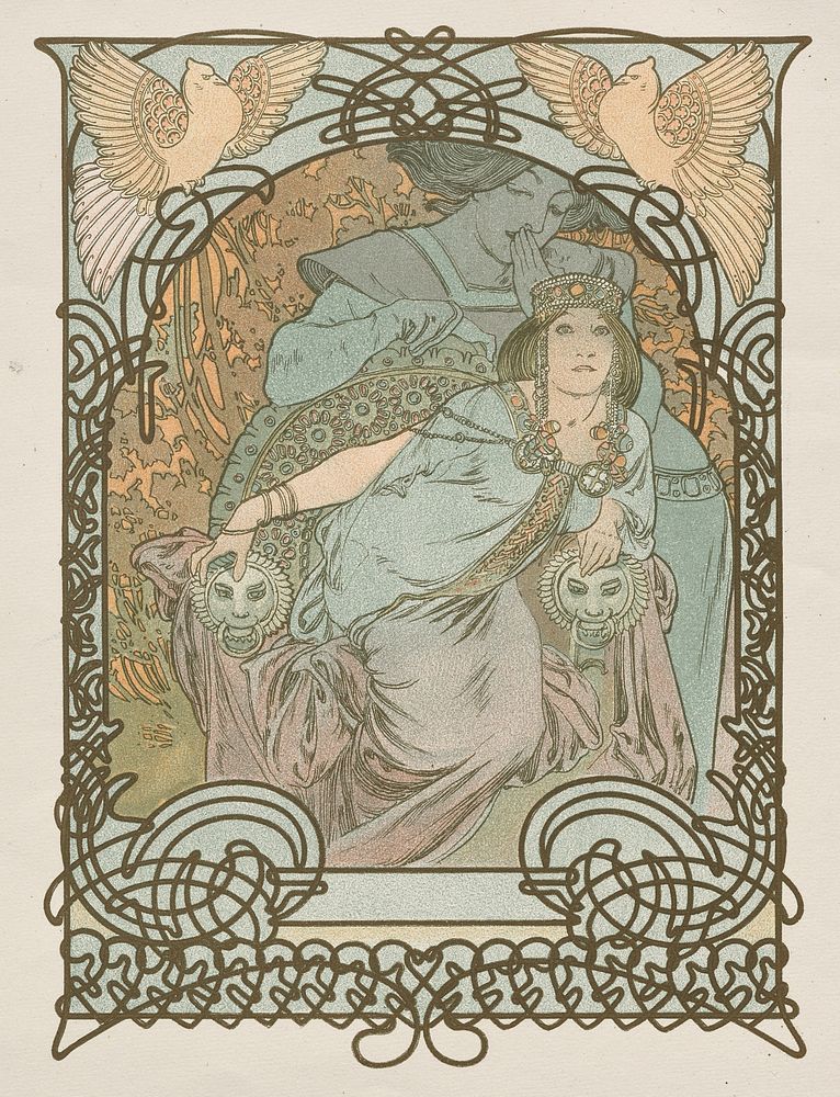 Ilsee, Princesse de Tripoli (1897) print in high resolution by Alphonse Mucha.  