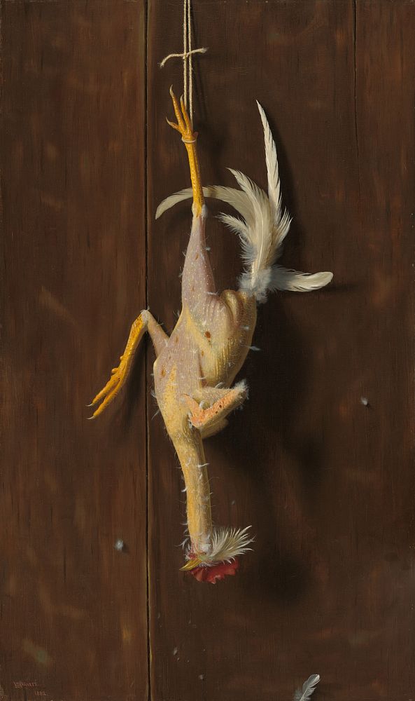 Plucked Clean (1882) by William Michael Harnett.  