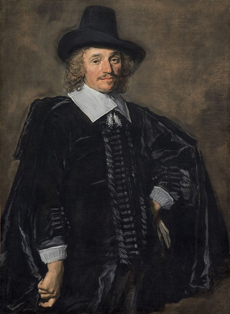 Portrait of a Gentleman (1650–1652) by Frans Hals.  