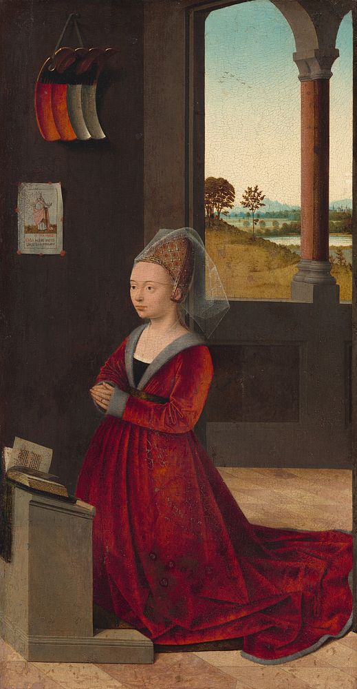 Portrait of a Female Donor (ca. 1455) by Petrus Christus.  