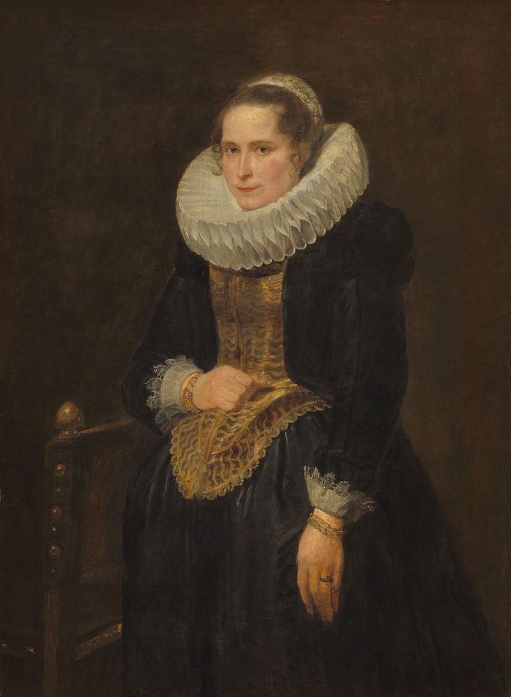 Portrait of a Flemish Lady, (ca. 1618) by Sir Anthony van Dyck.  